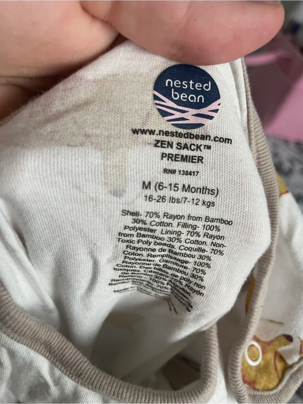 Nested Bean Baby Sleep Sack